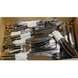 A loose canteen of Suissine stainless steel cutlery