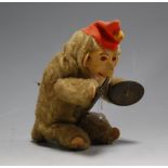 A mid-20th century Schuco(?) clockwork monkey figure