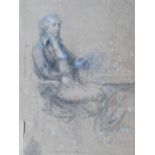 Attributed to Gainsborough Dupont (1754-1797) - 'Sketch portrait of Greenwood the Auctioneer when at