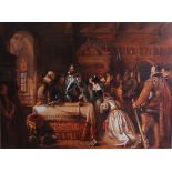 George Cattermole (1800-1868) - The forced abdication of Mary Queen of Scots at Lochleven Castle,