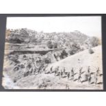 An early 20th century photograph album the contents being mainly Waziristan campaign examples