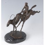 A bronze figure group, Becher's Brook, The National Horse Racing Museum, The Grand National 150th