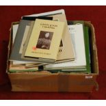 A box of miscellaneous books, many relating to Gwen John