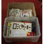 A box containing a quantity of Meccano incomplete sets, to include an outfit No.4, an Evolution 1