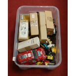 A box of assorted modern issue diecast toy vehicles, to include Corgi Classics Royal Mail Morris