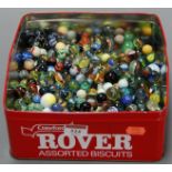 A large collection of Victorian and later mainly glass marbles