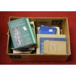 A box of miscellaneous books, mainly being poetry related volumes