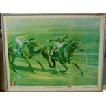 Madeleine Selfe - Pair; Sporting Life prints, from the Champions of the Turf series