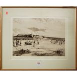 After Barraud - The ice-hockey match, reproduction monochrome print