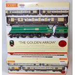 A Hornby R2369 'The Golden Arrow' train pack containing 'British Railways' malachite green Bulleid