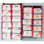 22 Rivarossi H0 wagons, all in red/blue window card boxes (G-BG)