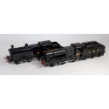 Two locos based on the Lima 4F loco: Repainted black as LMS 4350, coal added to tender which has