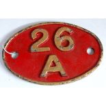 A shed plate 26A Newton Heath