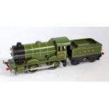 1936-41 Hornby No. 1 special loco and tender, c/w LNER darker green, 1368 on cabside, LNER on