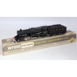 A Wrenn Railways W2240 class 8F 2-8-0 engine and tender LNER black No. 3144, coal added to tender (