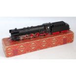 A Marklin HO Ref. 3026 DB black/red 4-6-2 engine and tender c1960's red/buff card box (VG-BG)