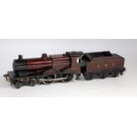 Bassett-Lowke maroon LMS standard compound 4-4-0 No. 1082 12v DC fitted with skate pickup, few marks