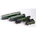 Three Hornby Dublo locomotives, all 2-rail, Co-Bo diesel, weathered (GR), type 1 Bo-Bo diesel,