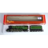 A Hornby R398 4-6-2 engine and tender, class A1 'Flying Scotsman', fitted with Zero one chip (NM-
