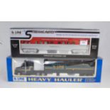 Two K-Line items: Golden State streamliner car K4532-0479 flat end observation car (NM-BVG) with