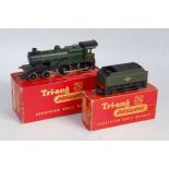 A Triang R350 BR lined green class L1 engine (G-BG) and tender in associated box (G-BG)