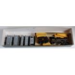Tray containing whitemetal kit built BR lined black class D16 engine and tender No. 62613 (G) and
