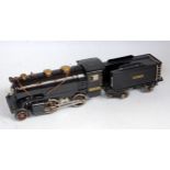 Lionel 2-4-0 loco and tender No. 257E, black (G)