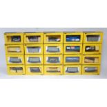 20 Trix trains wagons in yellow/black boxes (GNM-BNM)