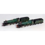 2 Hornby Albert Hall locos, R759A GW no nameplates and R759 BR (G)