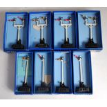 Hornby Dublo electrically operated semaphore signals: two each ED1 single home and single distant