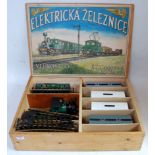 An ETS electric 0 gauge goods train gift set, comprising of No. 17 Lucie 0-4-0 locomotive,