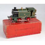 Hornby 1939 GW No. 1 c/w tank loco in matt green No. 4560 with only minor marks to body, re-