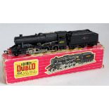 Hornby Dublo 2224 8F 2-8-0 freight loco and tender 48073, Ringfield motor, EPC coupling (E)(BFG)