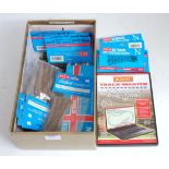 Quantity of Peco N gauge items including 10 boxed 'Setrack' points (M-BM), 5 packeted point