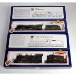 2 Bachmann locomotives 31-702A BR lined black class B1 engine and tender no. 61190 (G-BG) and 31-554