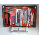 Seven Lionel freight wagons: Southern Comfort billboard reefer 6-9834 (M-BNM); 1992 TTOS