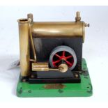 ESL single cylinder stationary engine to drawing No. 1540S, with burner, appears complete (VG)