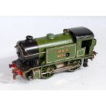 Hornby 1929/35 lighter green LNER clockwork No. 1 special tank loco No. 8123 with 8 boiler bands,