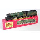 Hornby Dublo 2221 Cardiff Castle loco and tender, Ringfield motor, nickel silver driving wheels, EPC