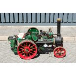 A 3" scale Marshall & Sons of Gainsborough field traction engine finished in green and lined with