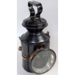 An LNER GER style knob lamp dated 1929