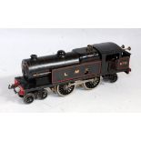 Hornby 1929/31 black LMS clockwork No. 2 special tank loco No. 6781 shadowed sans-serif LMS and