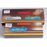 Marklin 2 gauge Ref. 88686 and 88683 " advertising" livery electric locomotives, total 3 items (M-