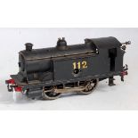 Bing for Bassett-Lowke black LNWR, L&SWR class S14 0-4-0T No. 112, wear around keyhole, small