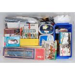 Plastic tray containing mixed items, all ex model makers workshop (a/f)