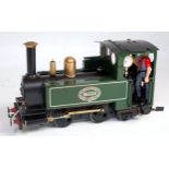 Mamod SL2 0-4-2 loco, green, converted to gas firing, fitted with upgraded pistons, pony truck and