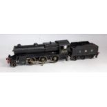 Bassett-Lowke black LMS Hughes Crab mogul 2-6-0 completely repainted as No. 3000 on near side and