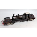 Kit/scratch built Beyer-Garratt 0-4-0 – 0-4-0 loco, 2-rail, with two motors believed to be 12v DC.