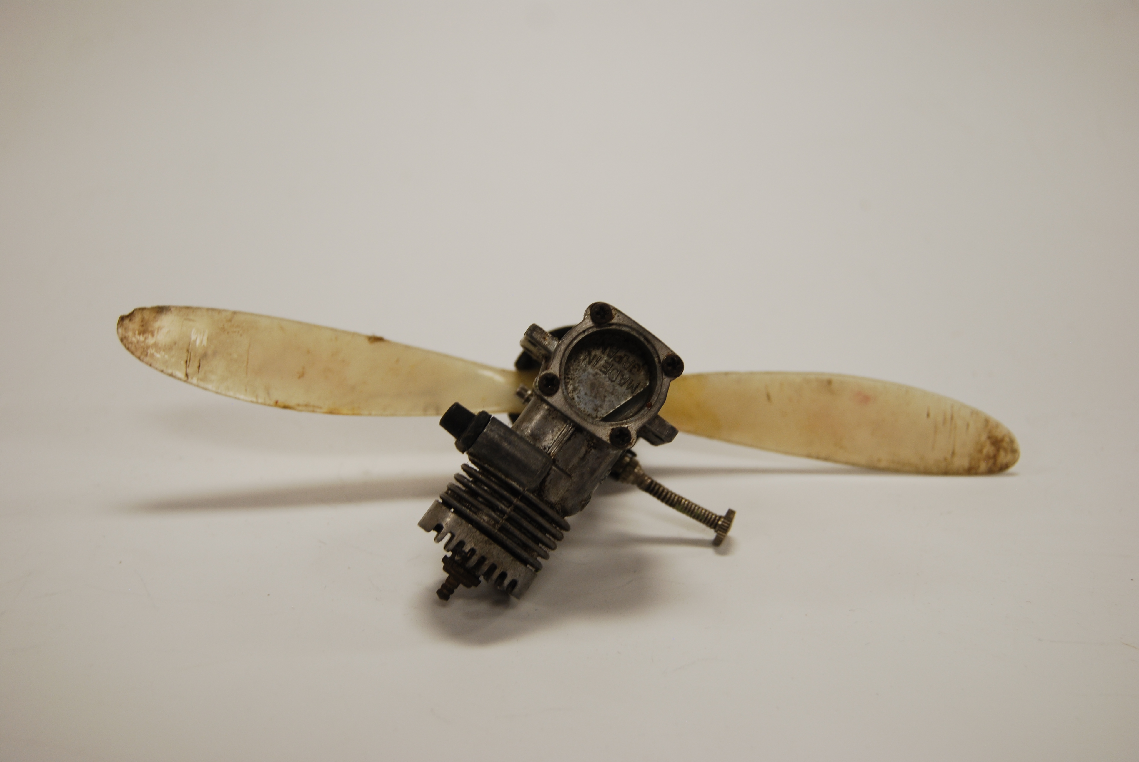 A balsa wood and plastic kit built petrol powered radio controlled aircraft, sold with a quantity of - Image 6 of 13