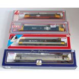 Four further Lima locomotives BR blue large logo class 50 diesel locomotive 'Eagle' (NM-BNM),